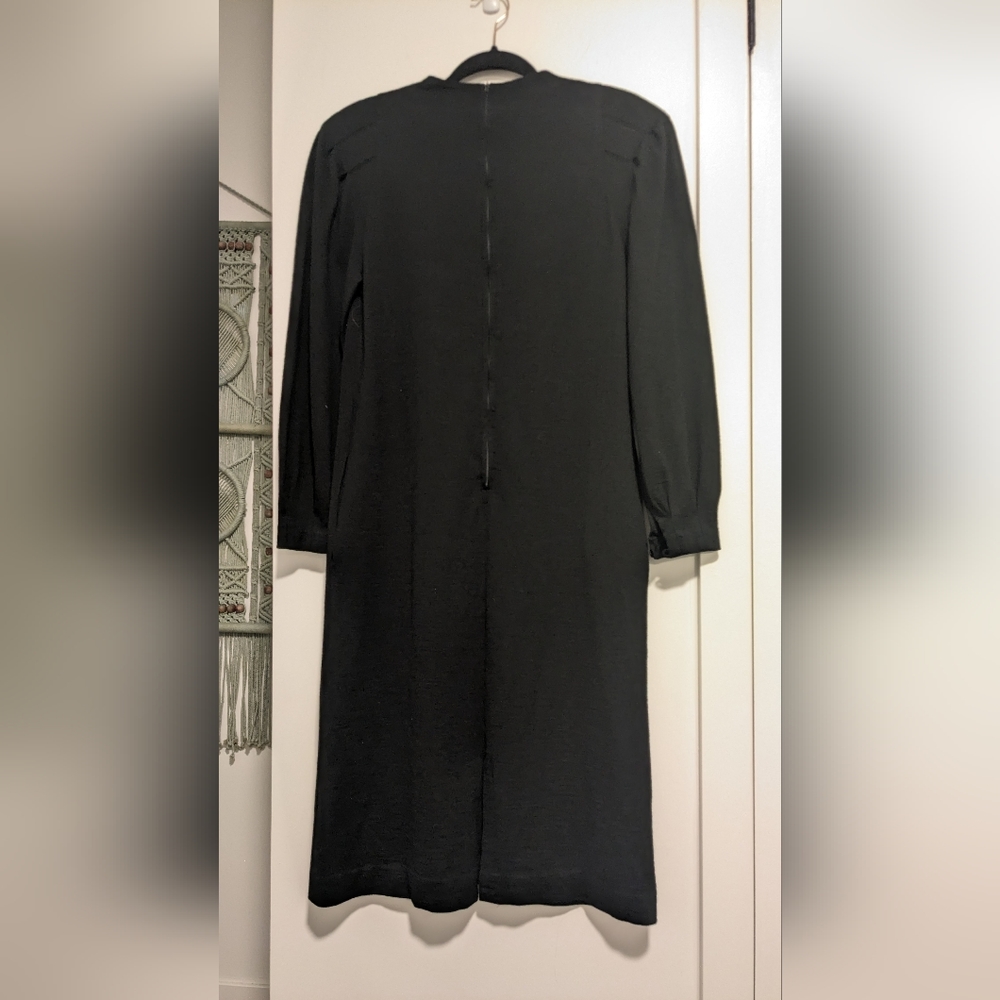Simon Chang Black Midi Dress - Picture 2 of 9